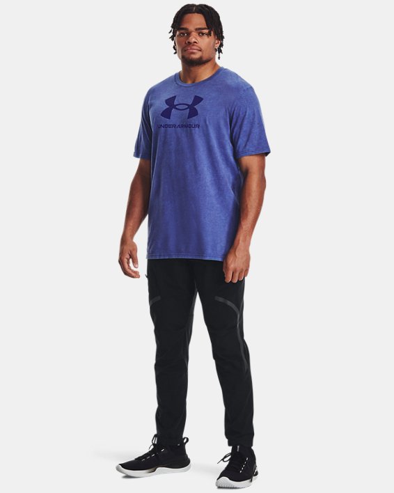 Camiseta de manga corta UA Wash Tonal Sportstyle para hombre, Blue, pdpMainDesktop image number 2